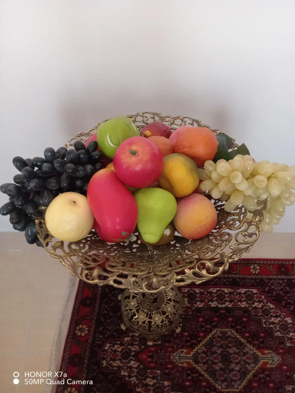 میوه خوری برنز با میوه|صنایع دستی و سایر لوازم تزئینی|میانه, |دیوار