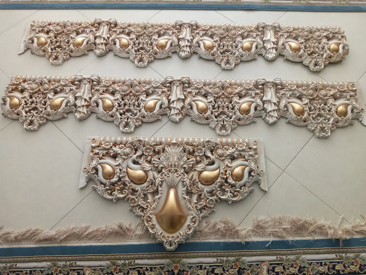 قاب پرده|پرده، رانر، رومیزی|کرج, فاز ۳ گوهردشت|دیوار