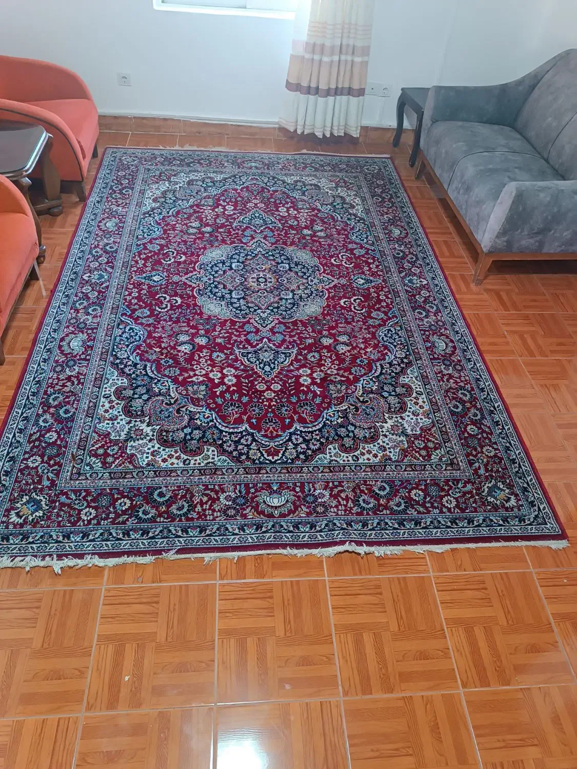 فرش شش متری شسته شده|فرش|کیش, |دیوار