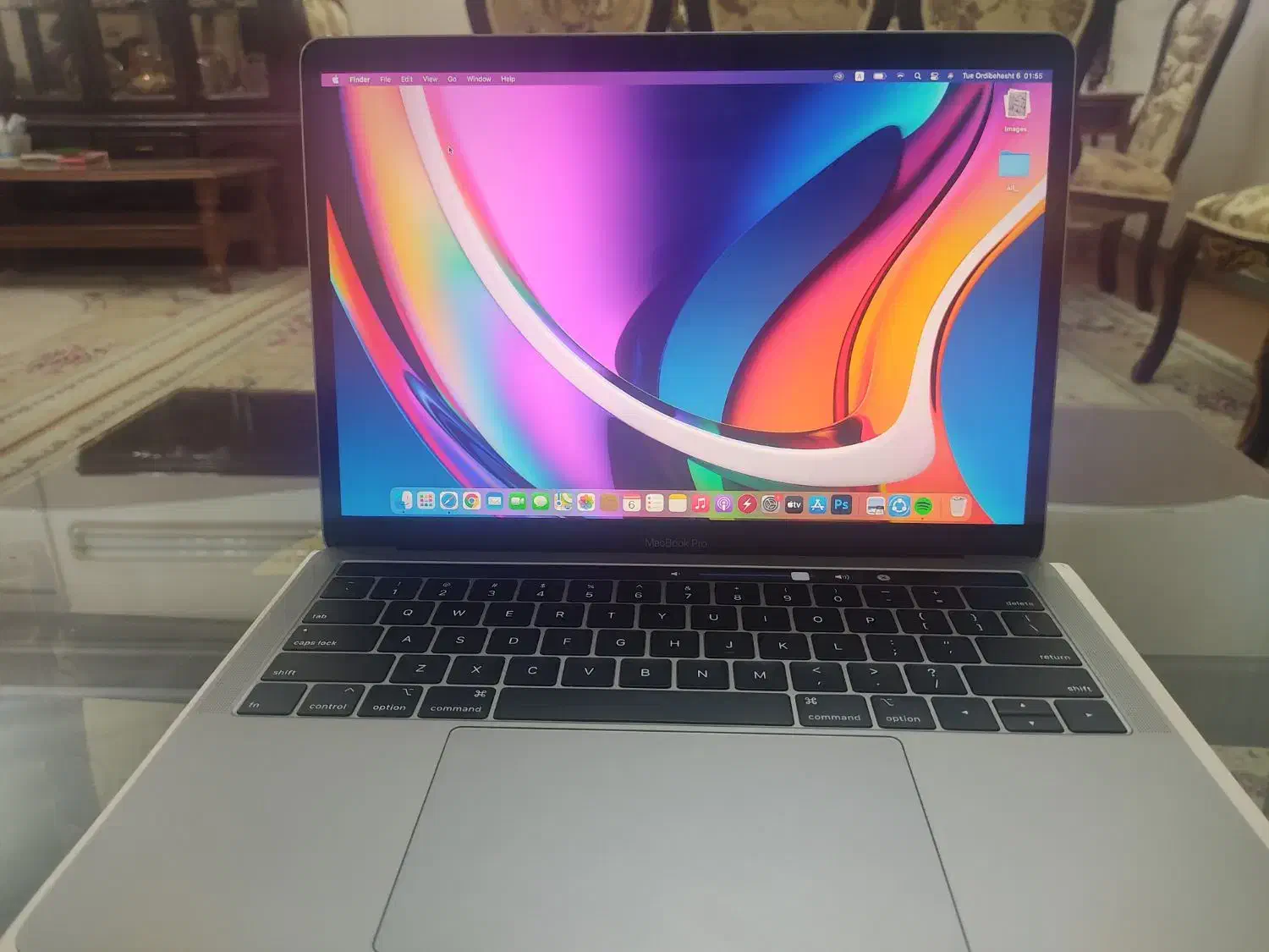 لپ تاپ مک بوک پرو ۲۰۱۹ با تاچ بار|رایانه همراه|گنبد کاووس, |دیوار