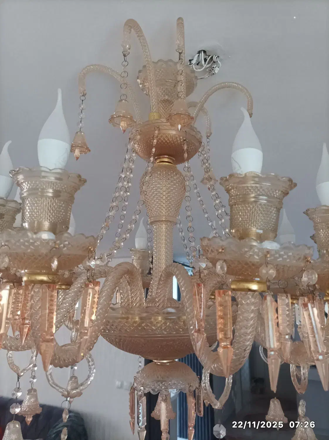 لوستر باکارات|لوستر و چراغ آویز|همدان, |دیوار