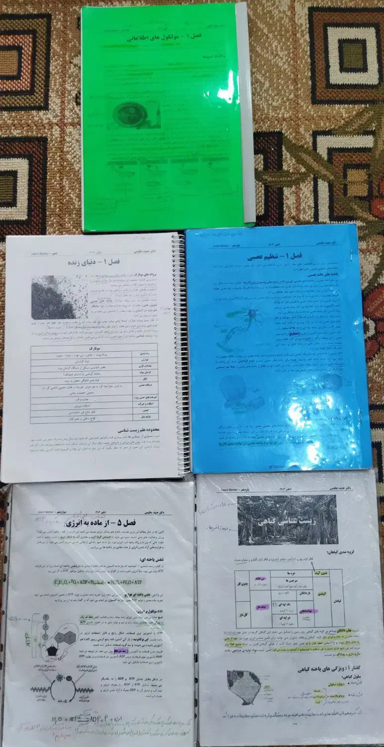 کتاب و جزوه کنکوری|کتاب و مجله ادبی|کاشان, کارگر|دیوار