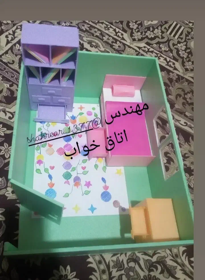 ماکت اتاق خواب|مجسمه، تندیس، ماکت|سقز, |دیوار