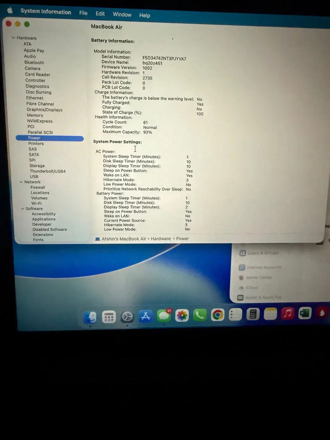 مک بوک ایر m1 بسیار کم کار|رایانه همراه|اصفهان, آبشار|دیوار