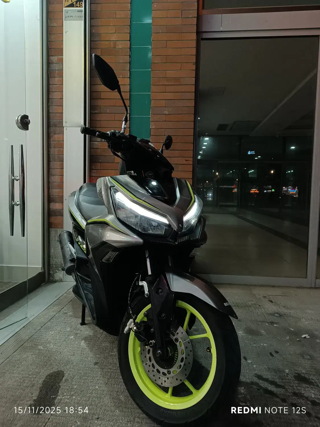 طرح ایروکس 155خاکستری|موتورسیکلت|تبریز, |دیوار