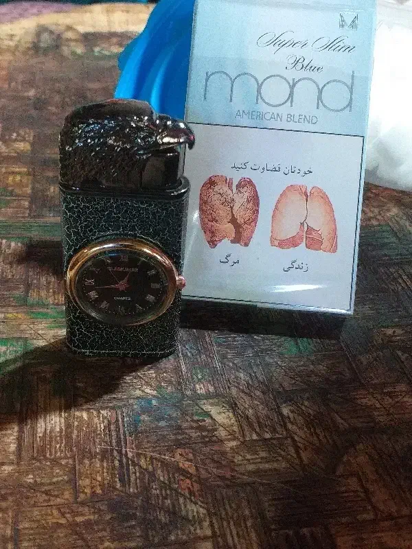 فندک ساعت دار نو|ساعت|کرج, ساسانی (قلمستان)|دیوار