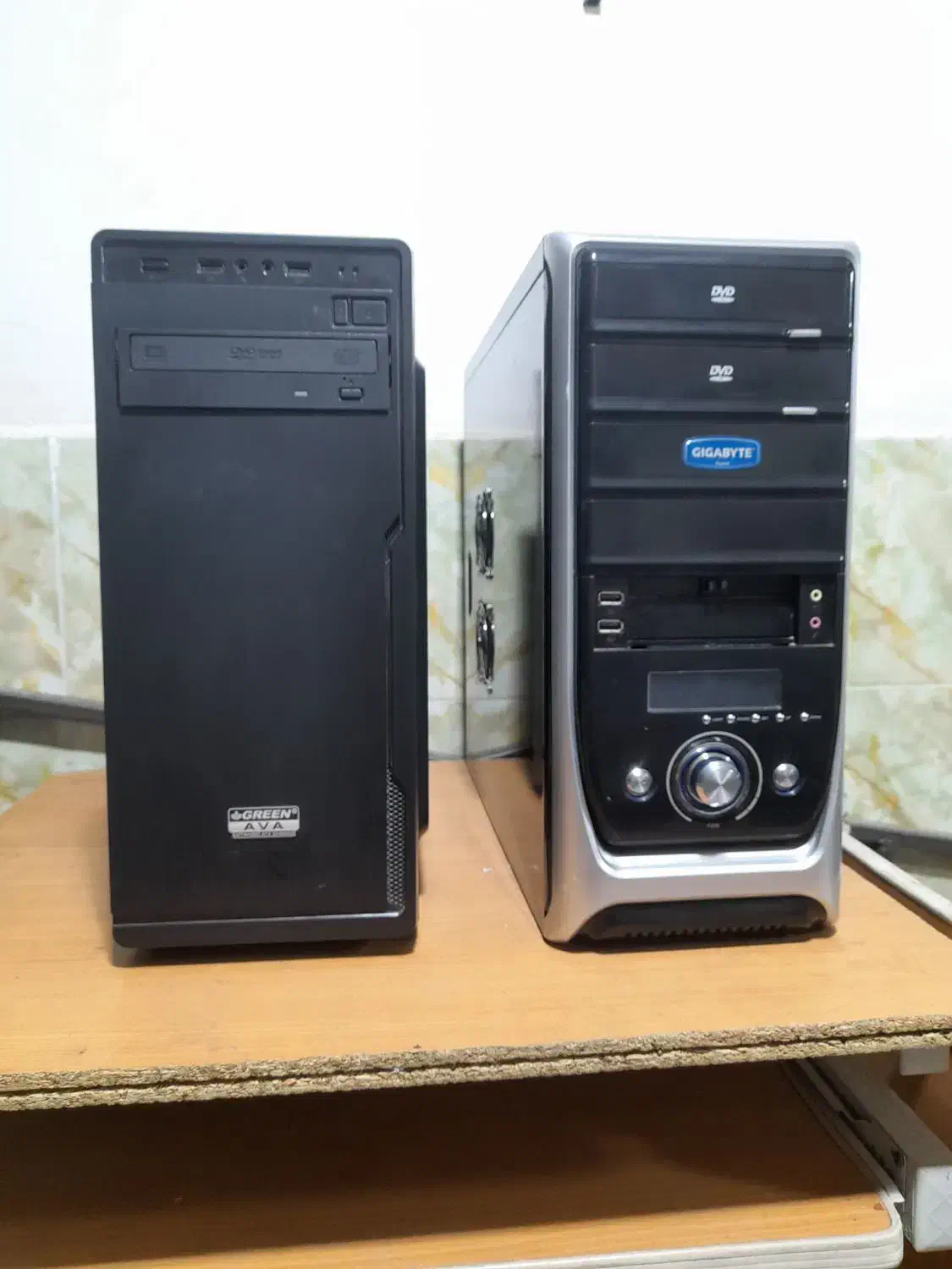 قاب کیس گرین آوا گیمینگ|قطعات و لوازم جانبی رایانه|ارومیه, |دیوار