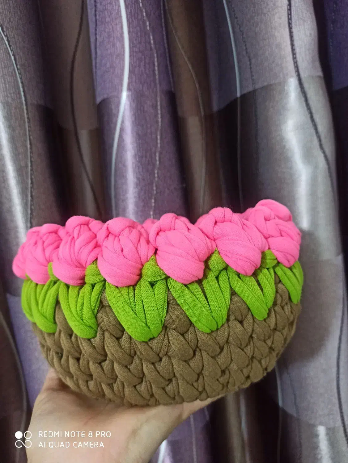 سبد تریکویی|صنایع دستی و سایر لوازم تزئینی|جم, |دیوار