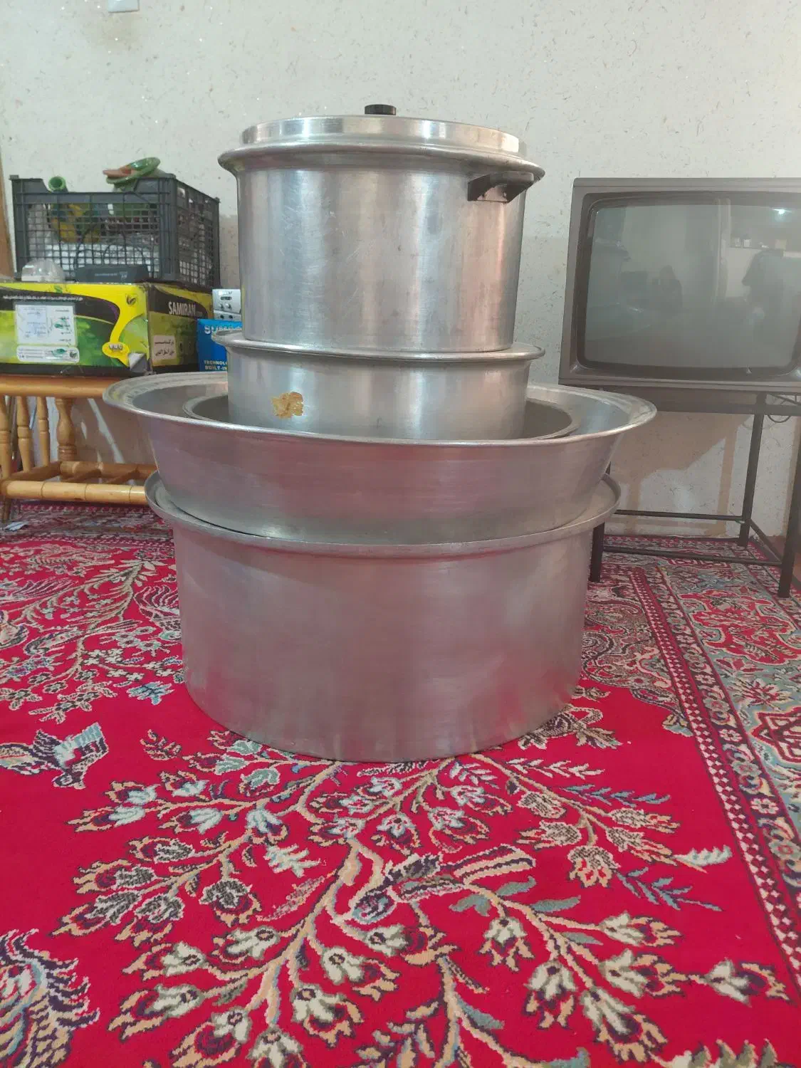 ظروف روحی و مسی|ظروف پخت‌وپز|قزوین, |دیوار