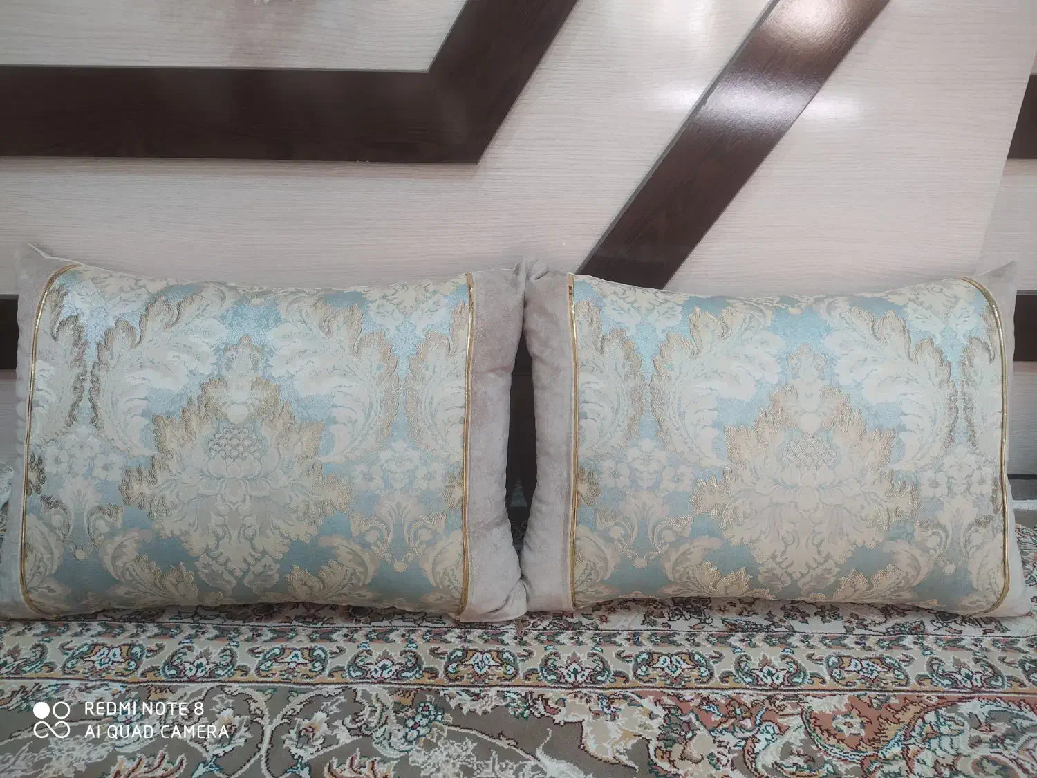 رو بالشتی مخمل ترک|رختخواب، بالش، پتو|مبارکه, |دیوار