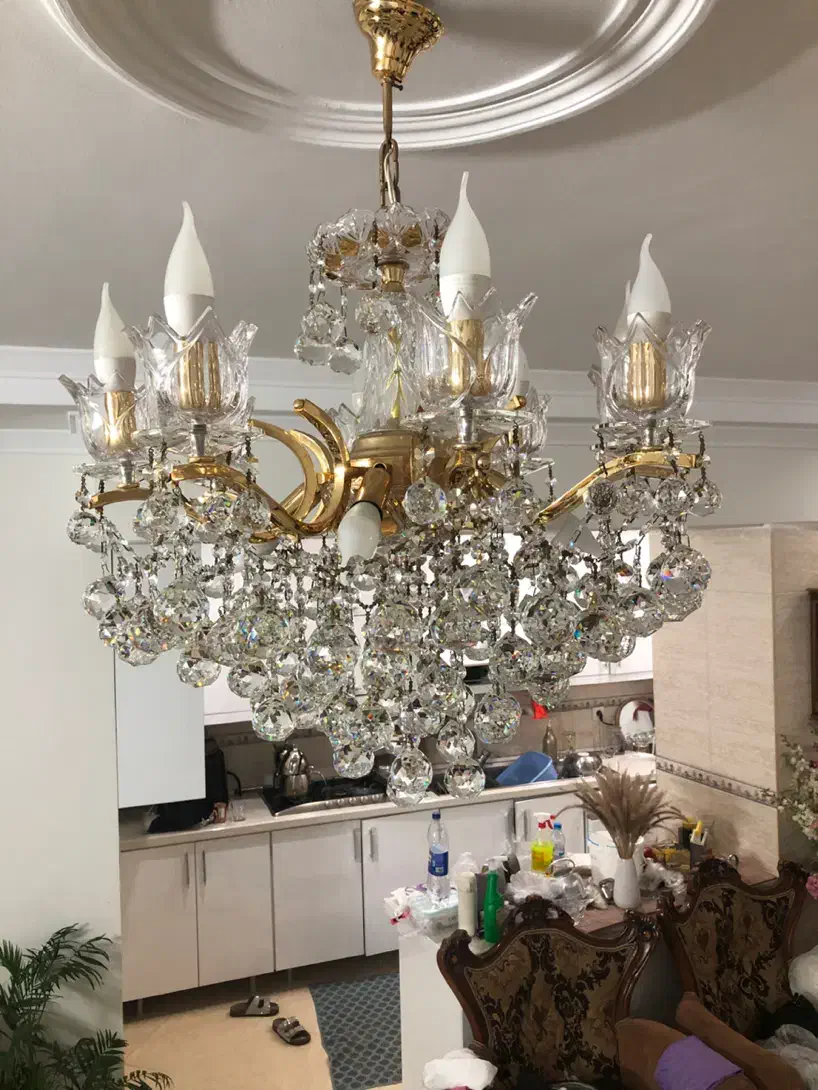 لوستر|لوستر و چراغ آویز|تهران, زهتابی|دیوار