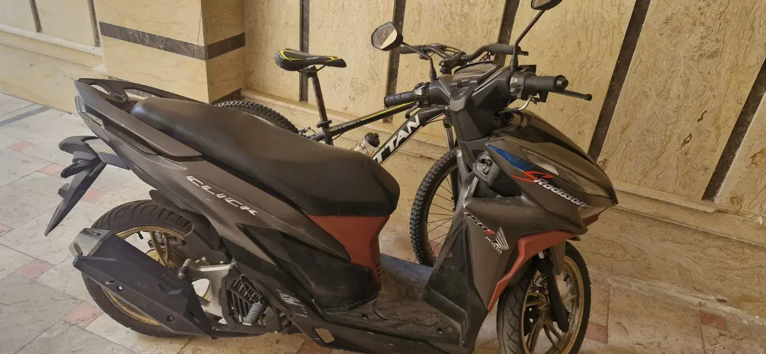 موتور طرح کلیک فنی سالم|موتورسیکلت|قزوین, |دیوار