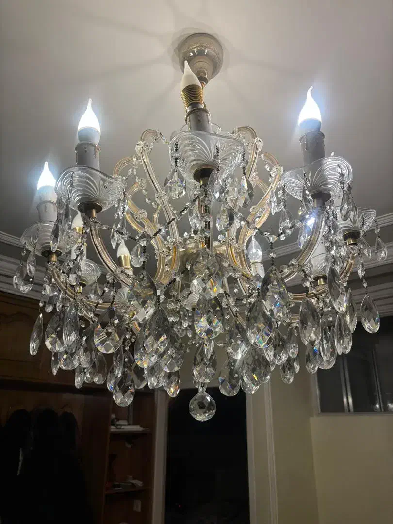 لوستر کریستال|لوستر و چراغ آویز|تبریز, |دیوار