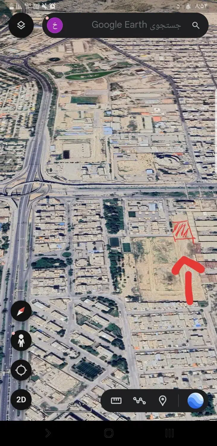 فروش۲ زمین تجاری ۴۴۸ متری روبروی بیمارستان ابوذر|فروش زمین و ملک کلنگی|اهواز, کوی شاهد|دیوار