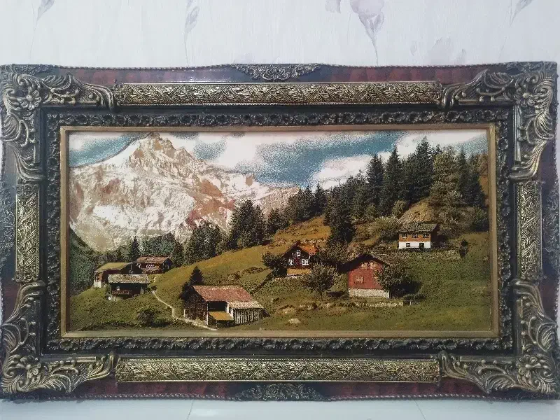 تابلو فرش طرح جدید طول 125 عرض 75 نو|تابلو فرش|اردبیل, |دیوار