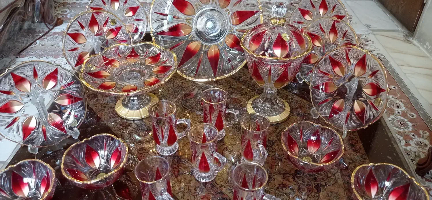 ظروف پذیرایی کریستال ژاپن|ظروف سرو و پذیرایی|اصفهان, ملک‌شهر|دیوار