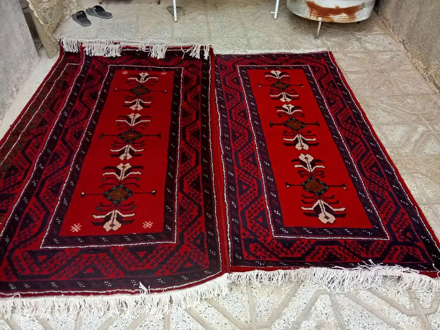 قالیچه دستباف|فرش|قائن, |دیوار