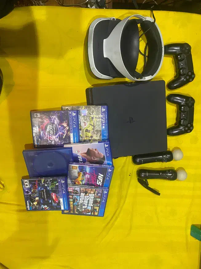 ست کامل ps4 و vr|کنسول، بازی ویدئویی و آنلاین|کرج, جهانشهر|دیوار