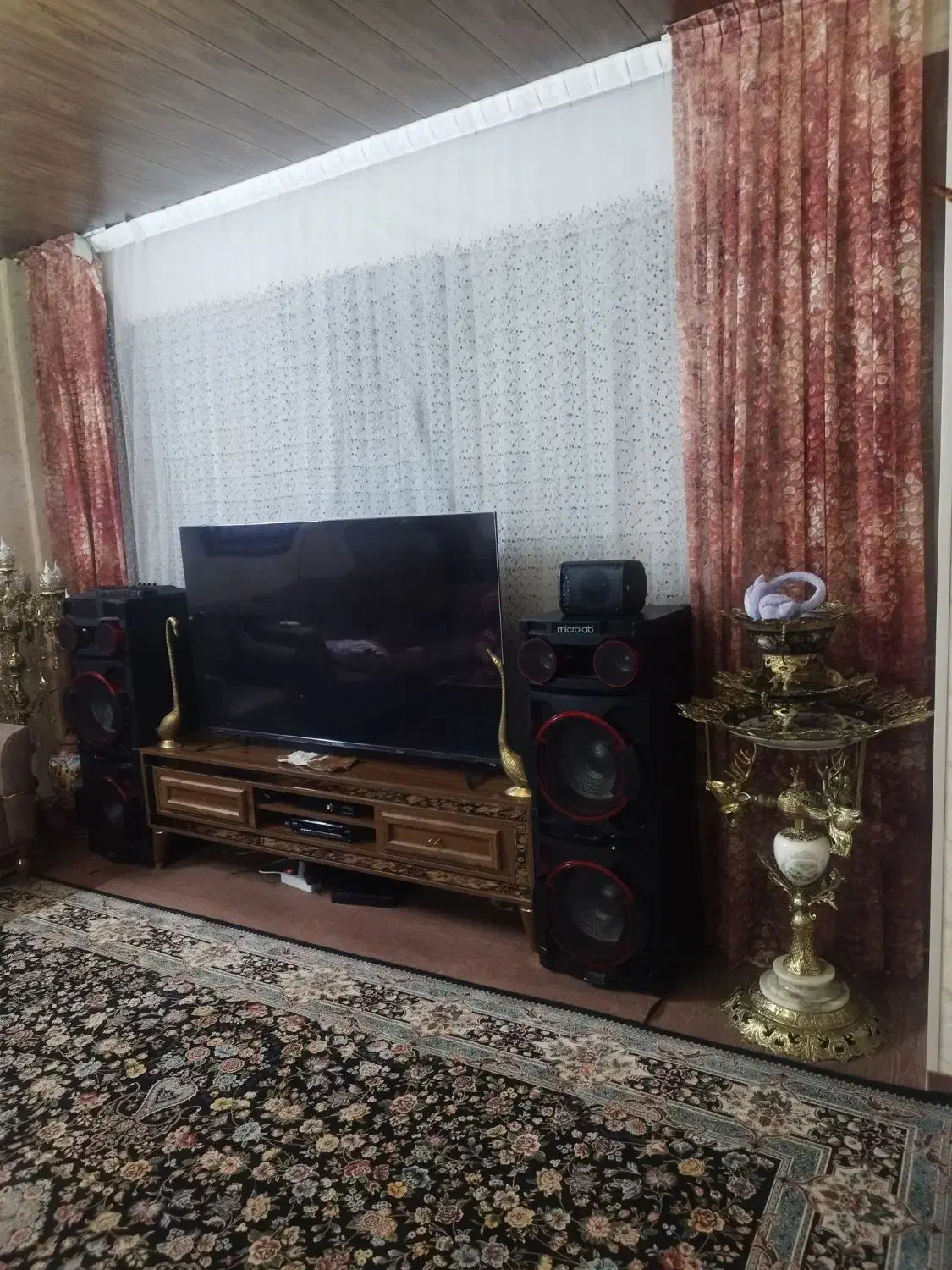 پرده پذیرایی|پرده، رانر، رومیزی|شازند, |دیوار