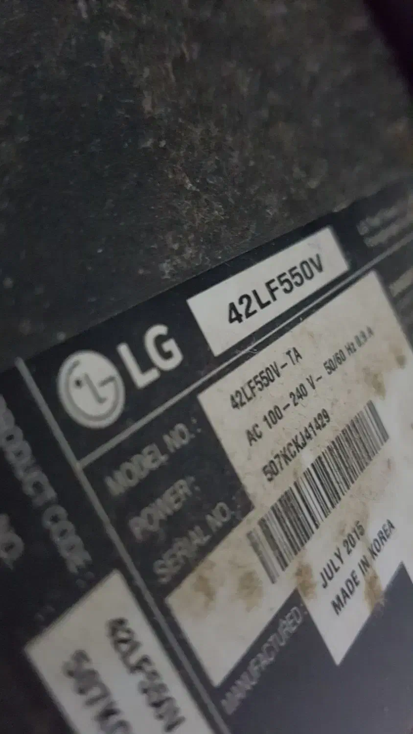 تلوزیون LG اصلی ۴۲ اینچ|تلویزیون و پروژکتور|نسیمشهر, |دیوار