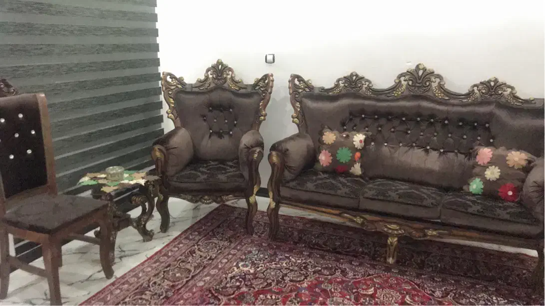 مبلمان و غذاخوری با بوفه|مبلمان خانگی و میز عسلی|امامزاده عبدالله, |دیوار