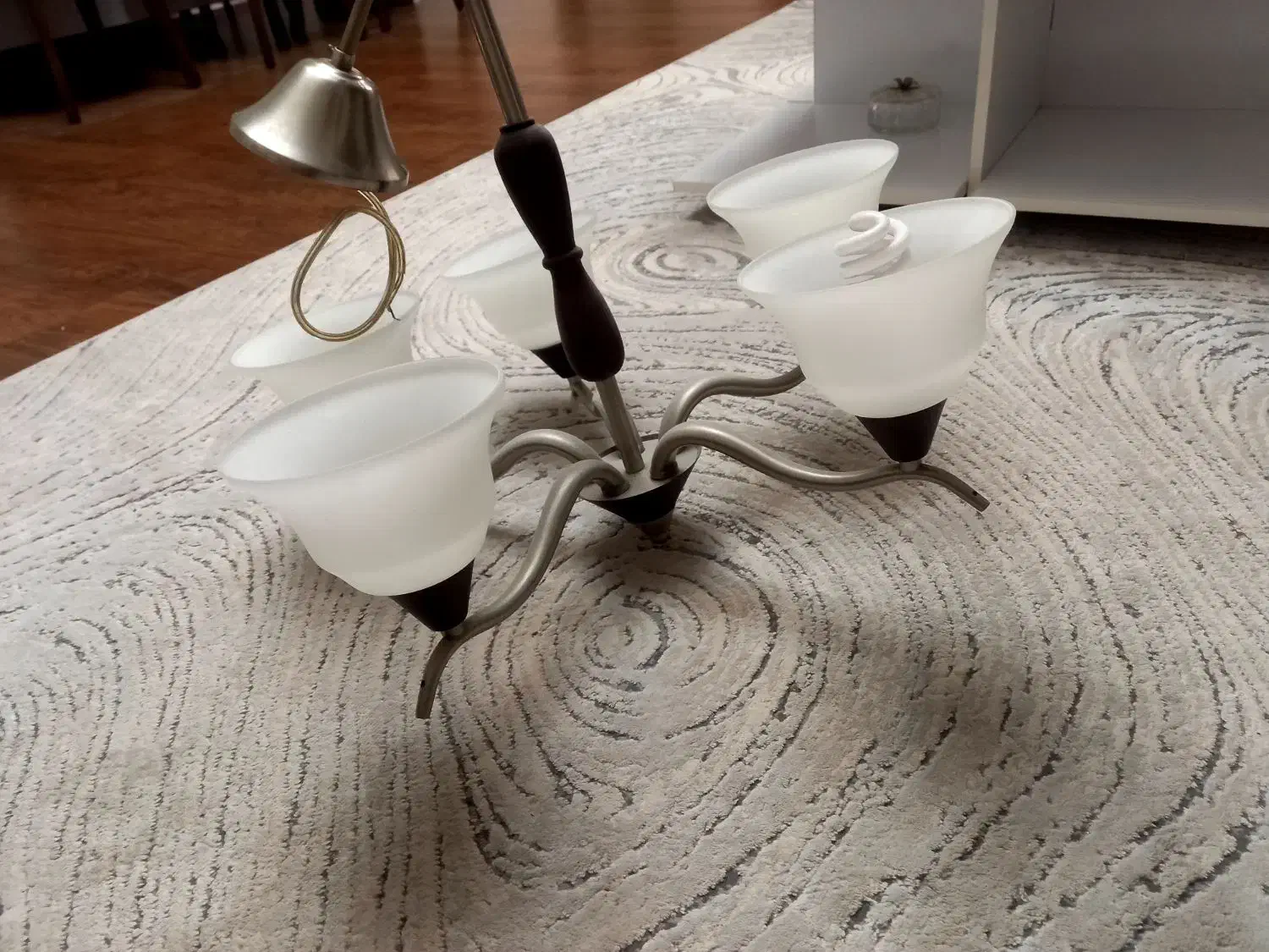 لوستر ۵ شاخه|لوستر و چراغ آویز|دامغان, |دیوار