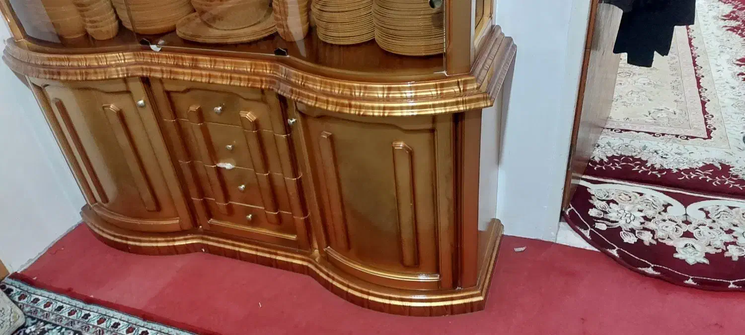 بوفه دو تیکه|بوفه، ویترین، کنسول|الوند, |دیوار