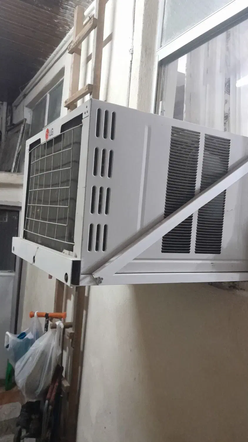 فروش کولرپنجره ایی مارک ال جی|کولر گازی و فنکوئل|رشت, معلولین|دیوار