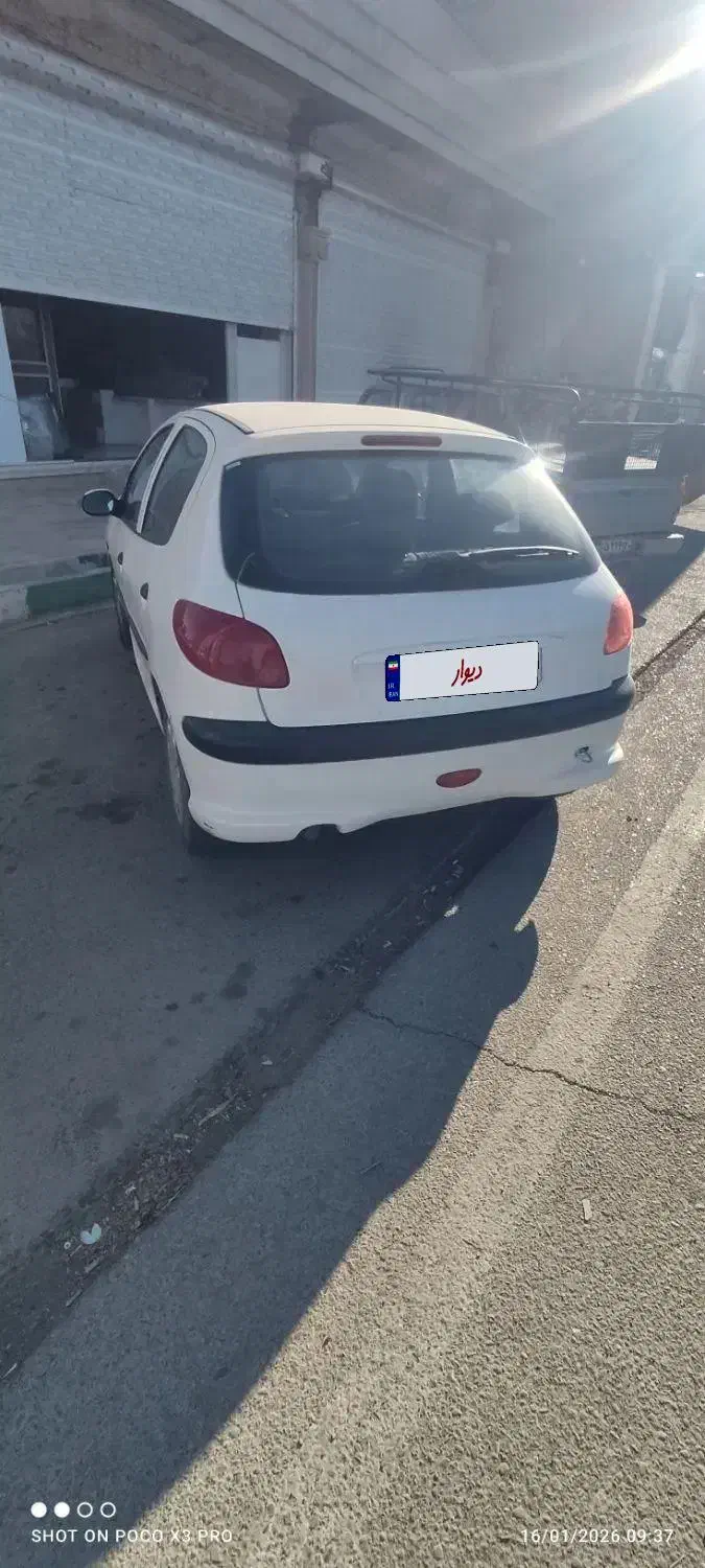 پژو ۲۰۶تیپ۵مدل ۹۶کامل رنگ|خودرو سواری و وانت|باغستان, |دیوار