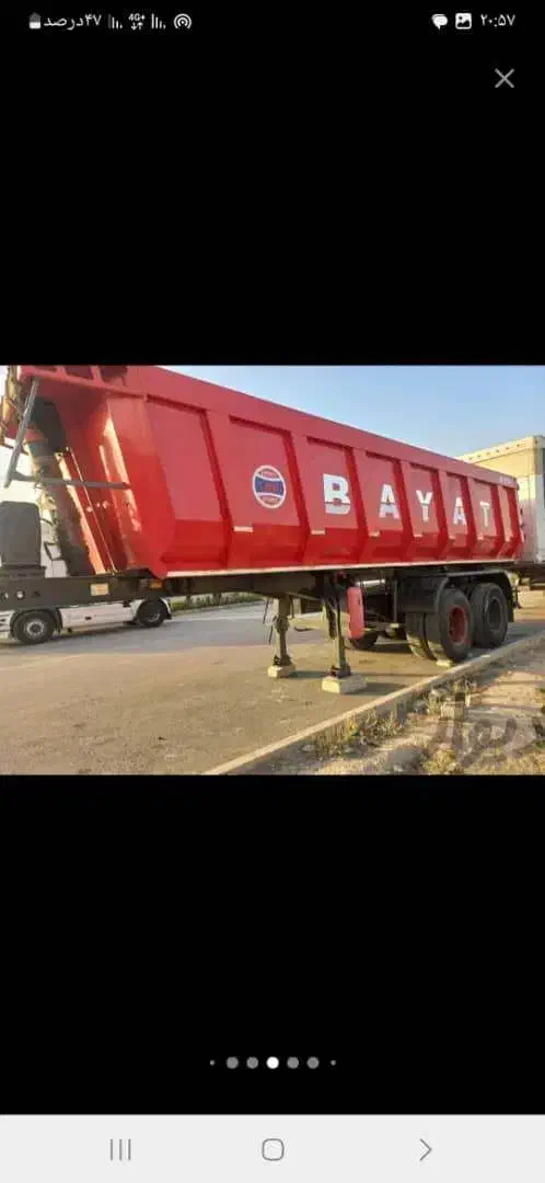 تریلی کمپرسی دو محور|خودرو سنگین|تخت سلیمان, |دیوار