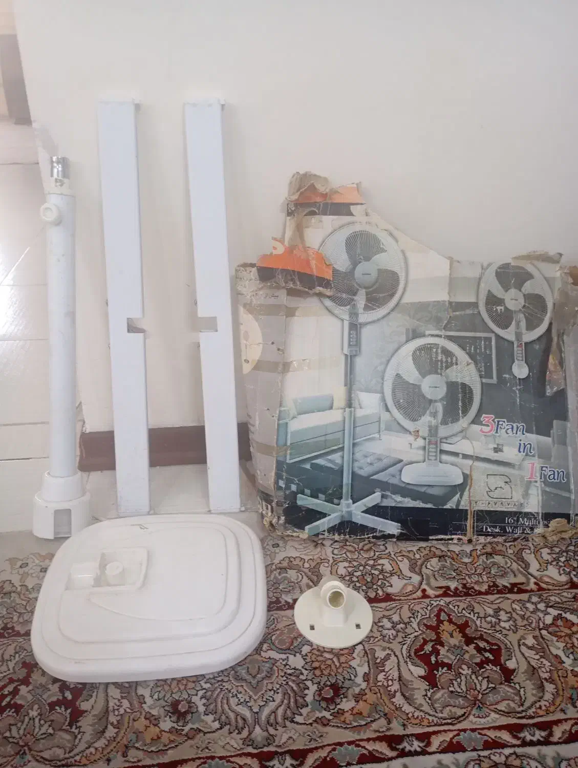 وسایل پنکه چرخشی|پنکه و تصفیهکنندهٔ هوا|گلبهار, شهر جدید گلبهار|دیوار