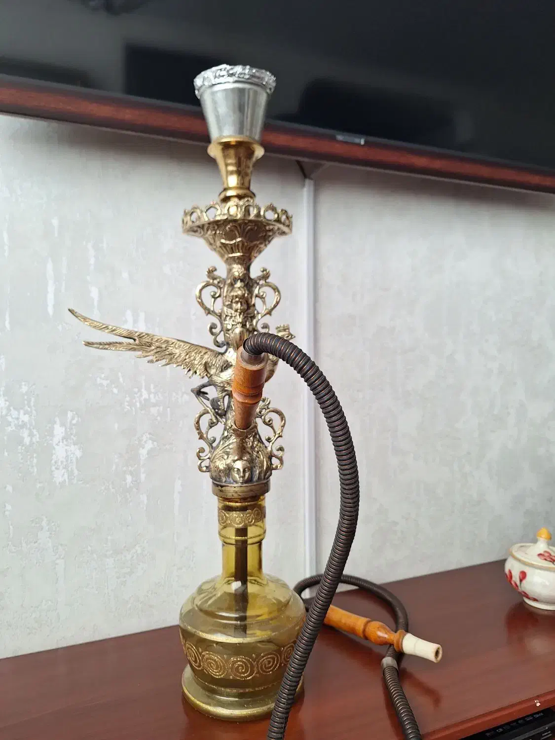 قلیان عتیقه شیک|کلکسیون اشیاء عتیقه|اردبیل, |دیوار