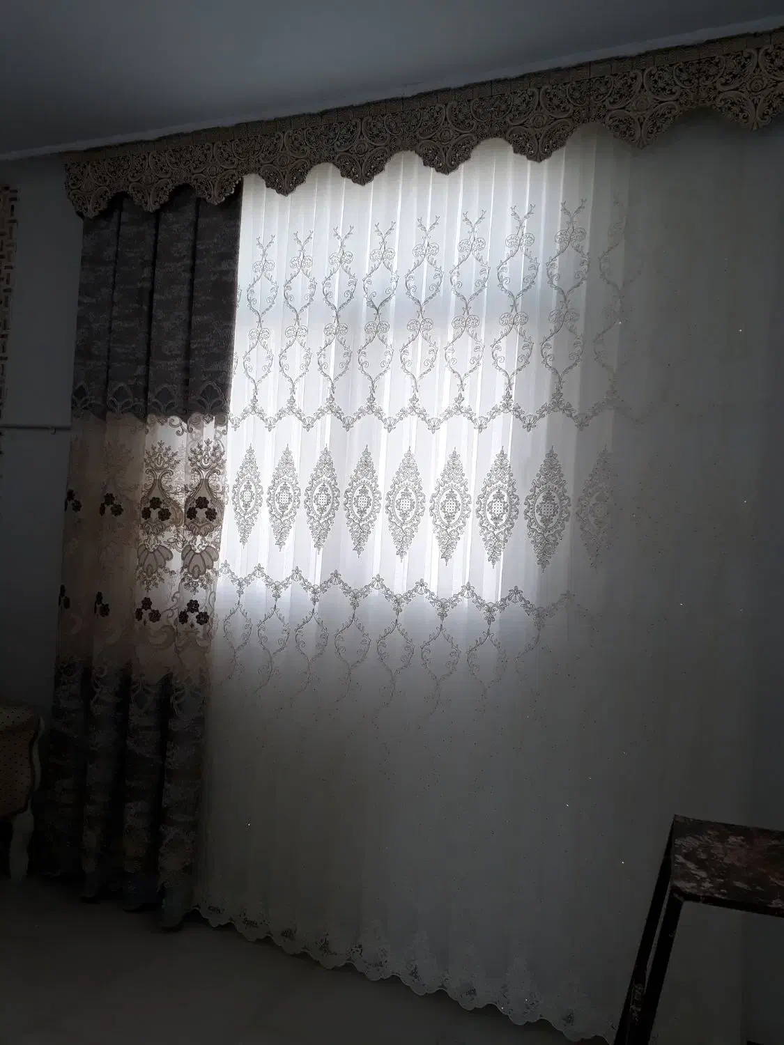 پرده حریرترک|پرده، رانر، رومیزی|تهران, شهرک رضویه|دیوار