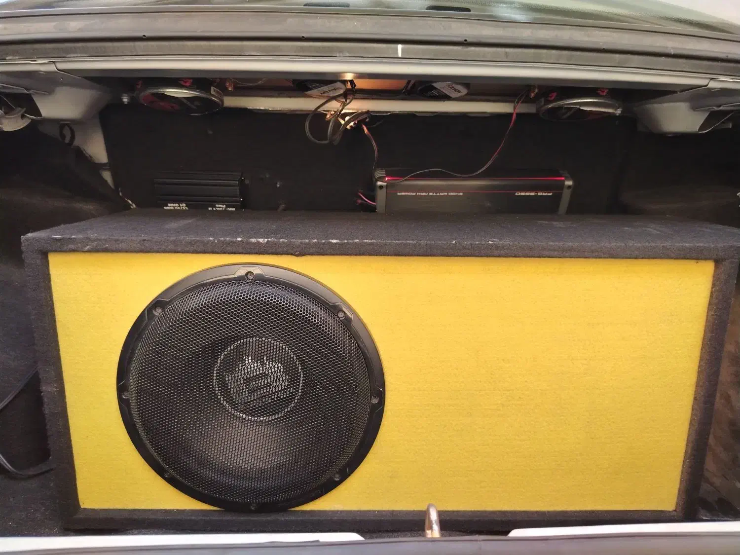 ساب بوستر حرفه ای امپیلی مونو، معاوضه با گوشی|صوتی و تصویری|پاکدشت, حصار امیر|دیوار