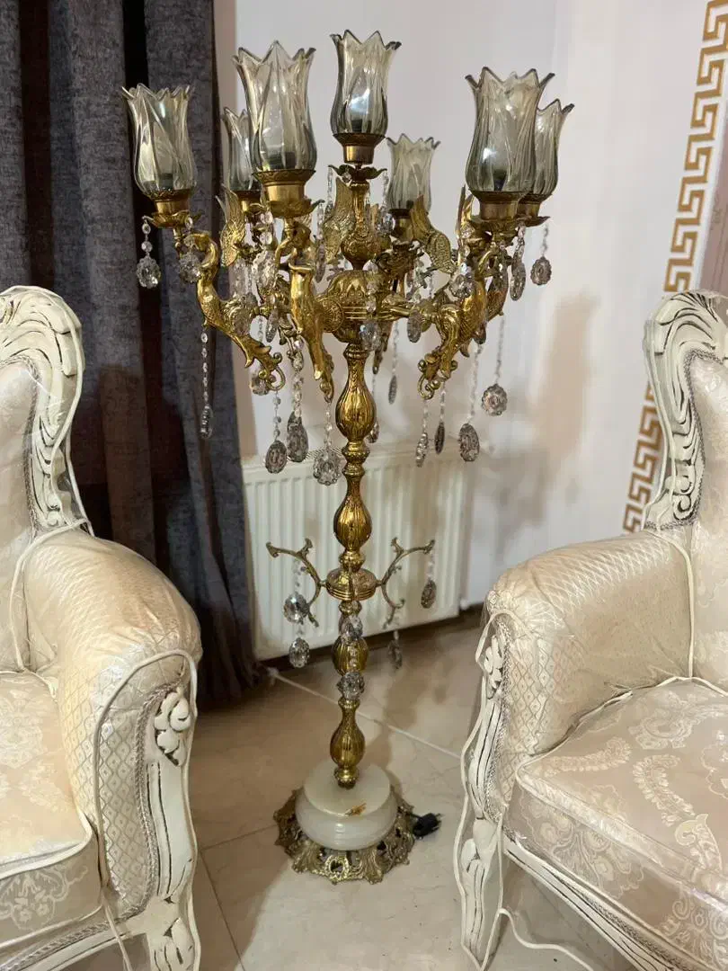 کنار سالنی برنز|لوستر و چراغ آویز|ساوه, |دیوار