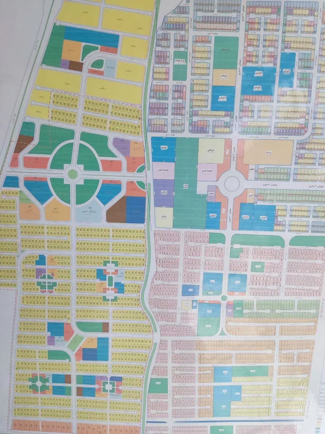 زمین ۲۵۰ متری/بلوار سپاه/ شهرک دانش|فروش زمین و ملک کلنگی|هشتگرد, شهرک بعثت|دیوار