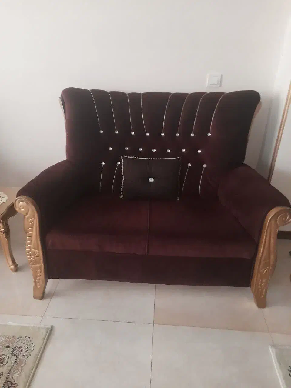 مبل هفت نفره به همراه عسلی|مبلمان خانگی و میز عسلی|پاکدشت, شهرک انقلاب|دیوار