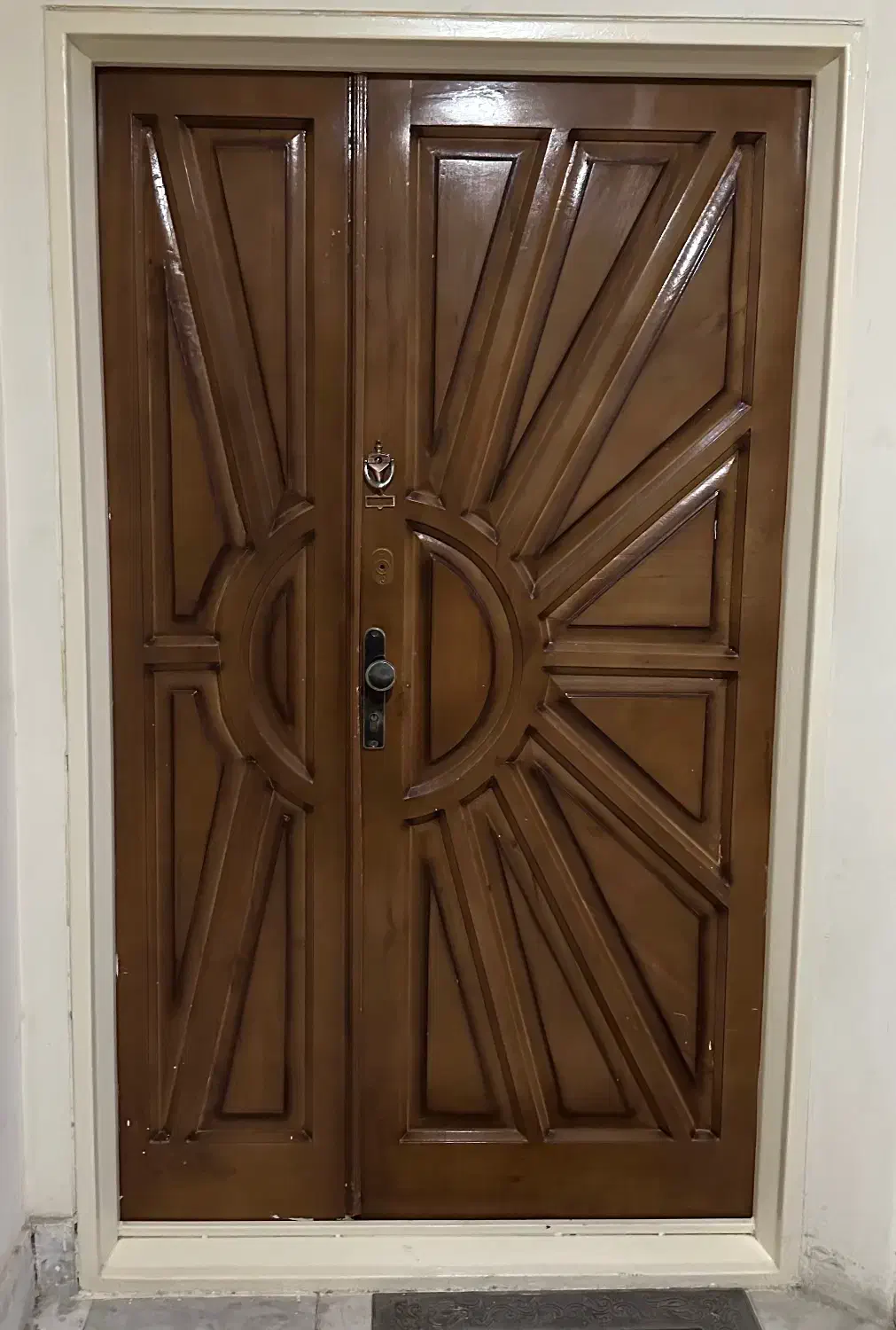 درب چوبی پذیرایی دولنگه|مصالح و تجهیزات ساختمان|زنجان, |دیوار