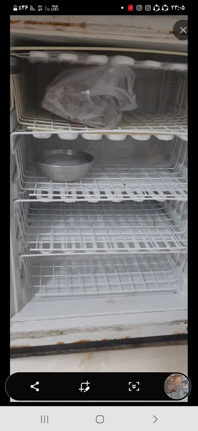 یخچال دو درب|یخچال و فریزر|زرین آباد, |دیوار