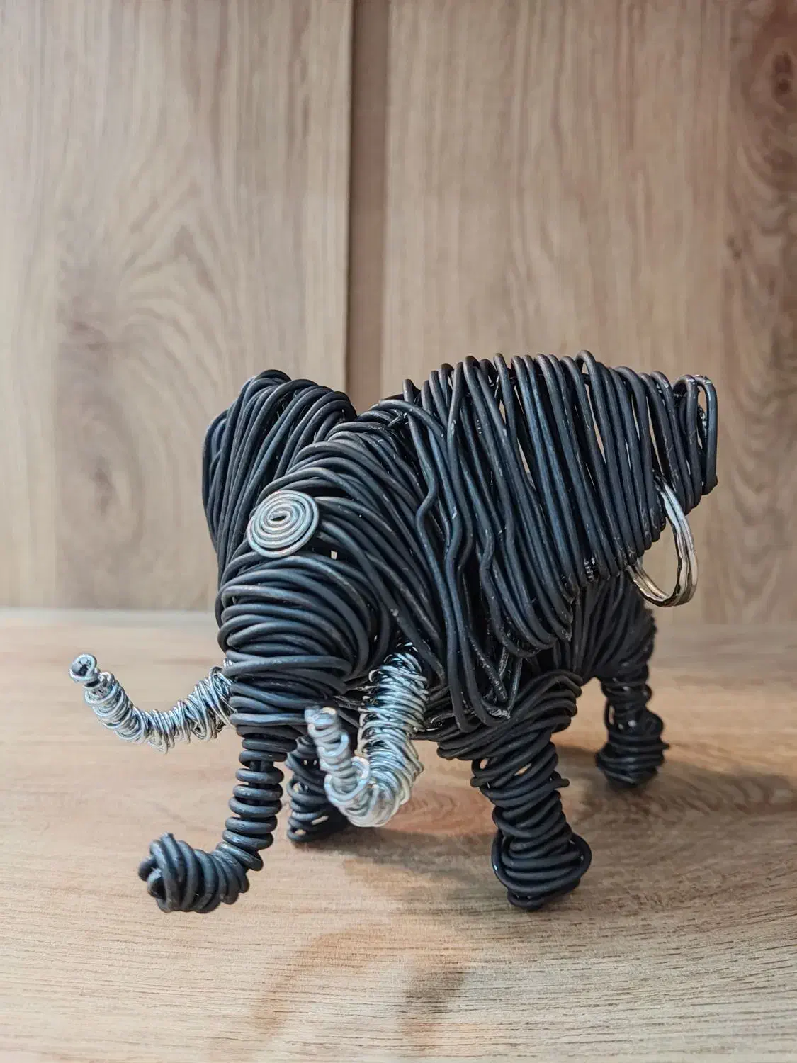 تندیس فیل مفتولی|مجسمه، تندیس، ماکت|اصفهان, شاهزید|دیوار