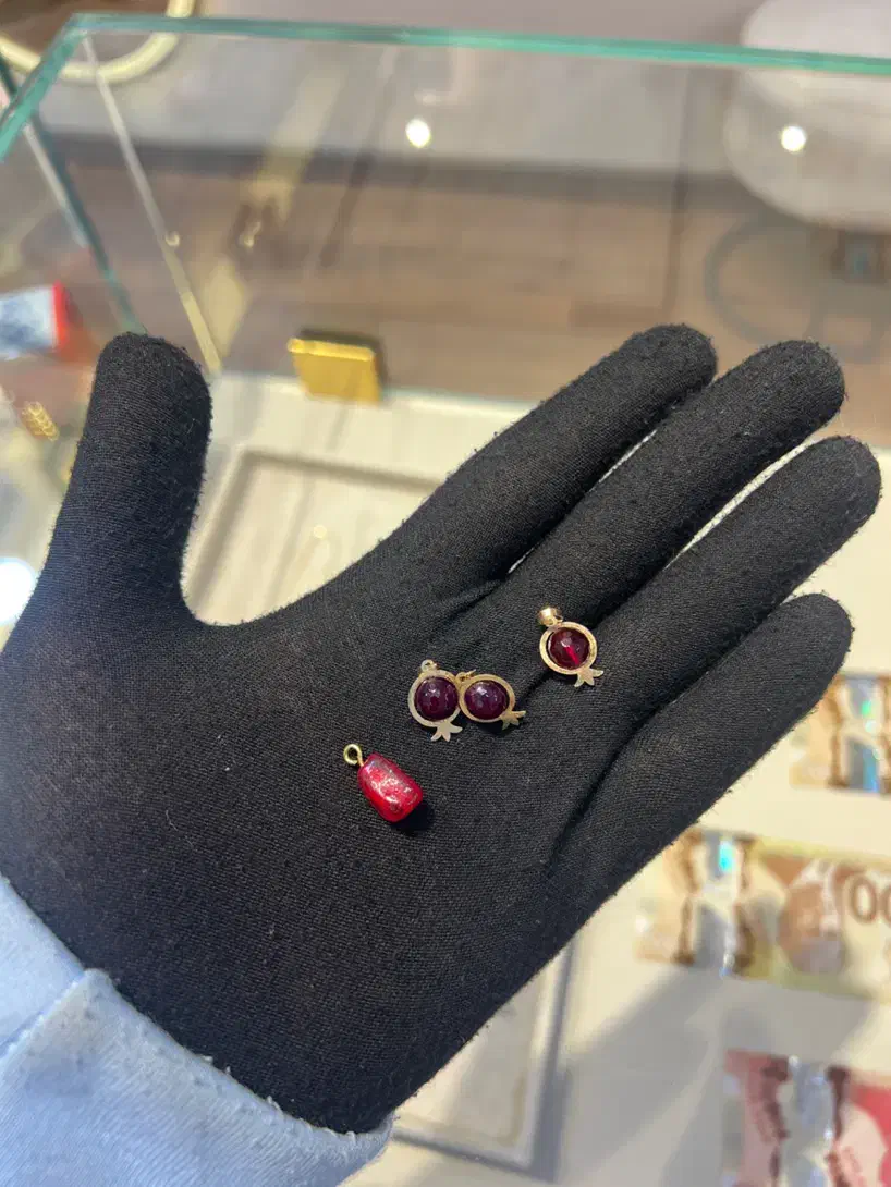 پلاک طلای انار شب یلدا و مناسب کادو|جواهرات|کرج, عظیمیه|دیوار