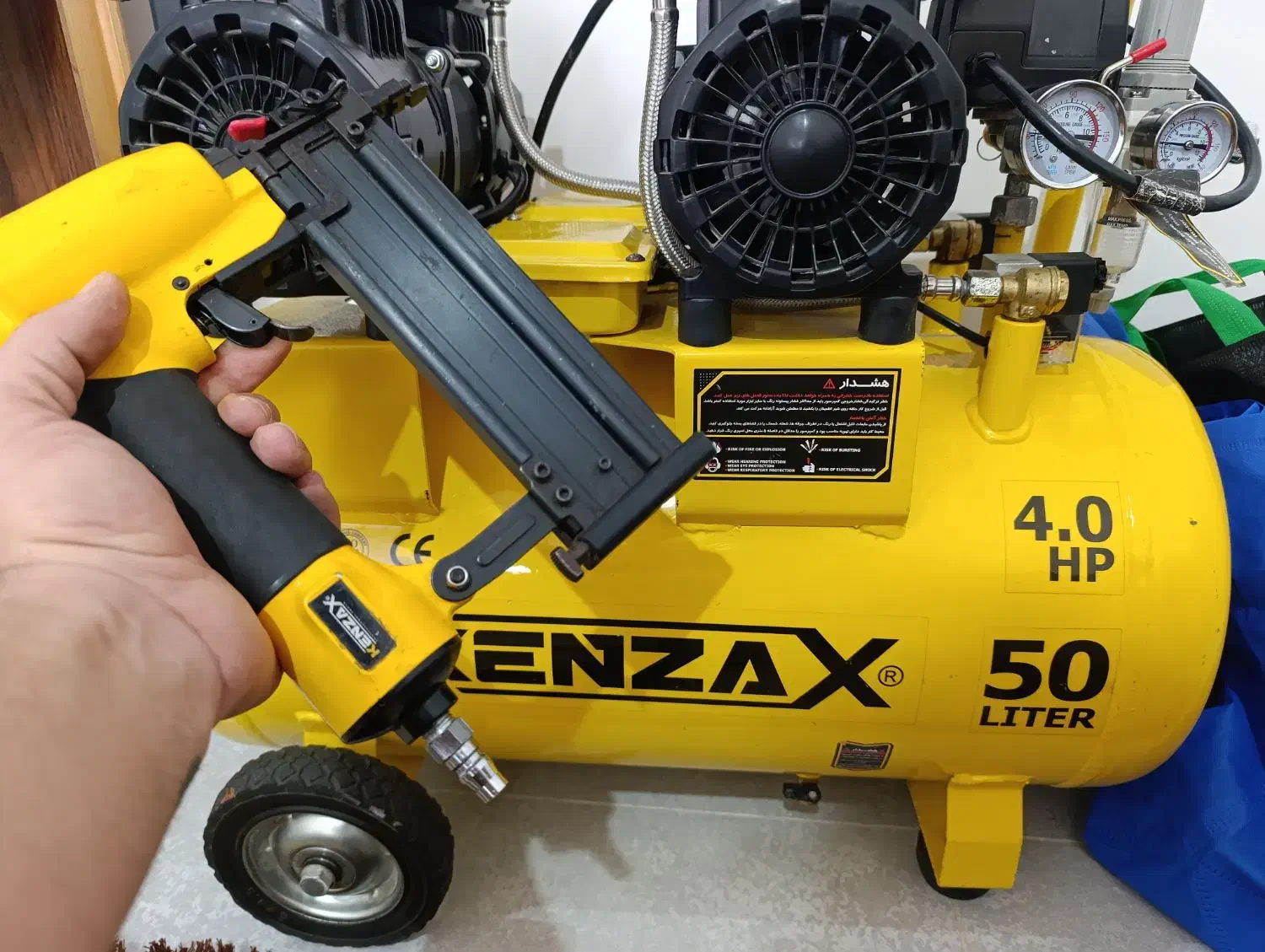 ست کنزاکس ایر پمپ ۵۰لیتری مدل ksc5452|ماشینآلات صنعتی|تنکابن, |دیوار