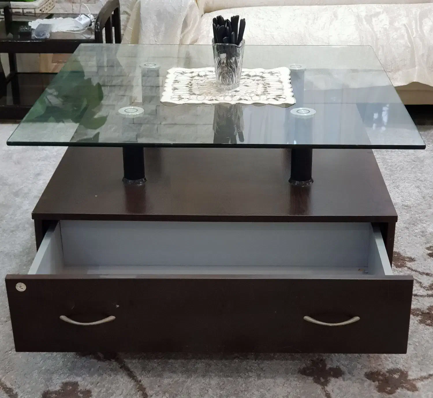 میز جلو مبلی|مبلمان خانگی و میز عسلی|رشت, بلوار گیلان|دیوار