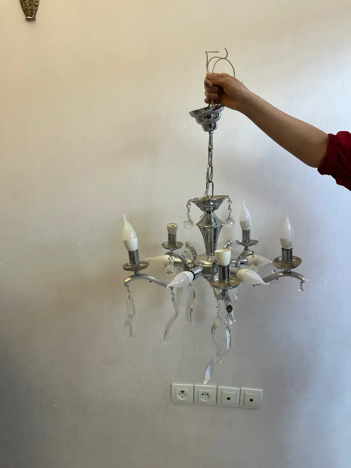 لوستر|لوستر و چراغ آویز|اراک, |دیوار