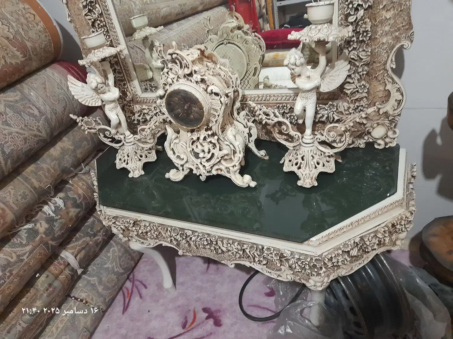 اینه کنسول سلطنتی|بوفه، ویترین، کنسول|گنبد کاووس, |دیوار