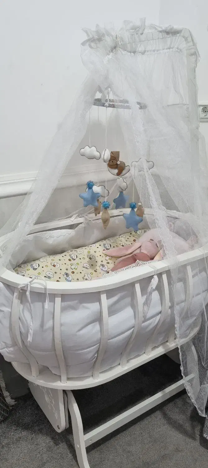 گهواره mdf|اسباب و اثاث بچه|برازجان, |دیوار