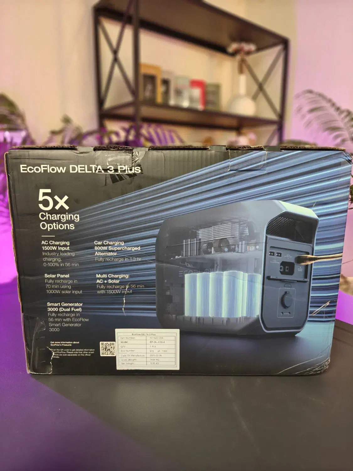 پاوراستیشن خورشیدی EcoFlow delta 3 plus|قطعات و لوازم جانبی رایانه|تهران, بهار|دیوار