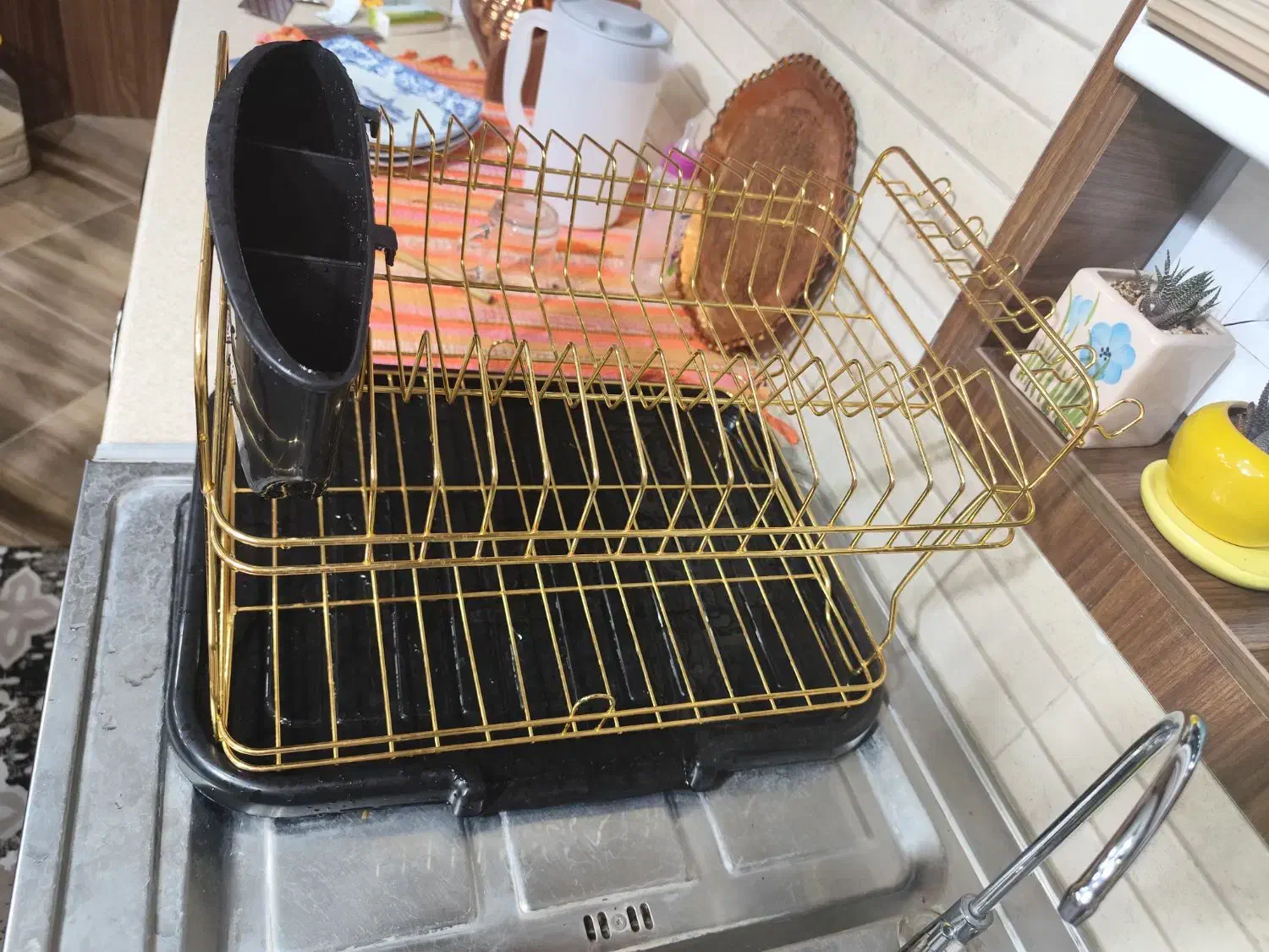 سبد کنار سینک|آبچکان و نظمدهنده ظروف|کرمان, |دیوار