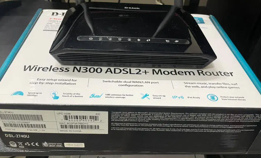 مودم Adsl ای دی اس ال دی لینک dlink|مودم و تجهیزات شبکه|تهران, تهرانپارس شرقی|دیوار