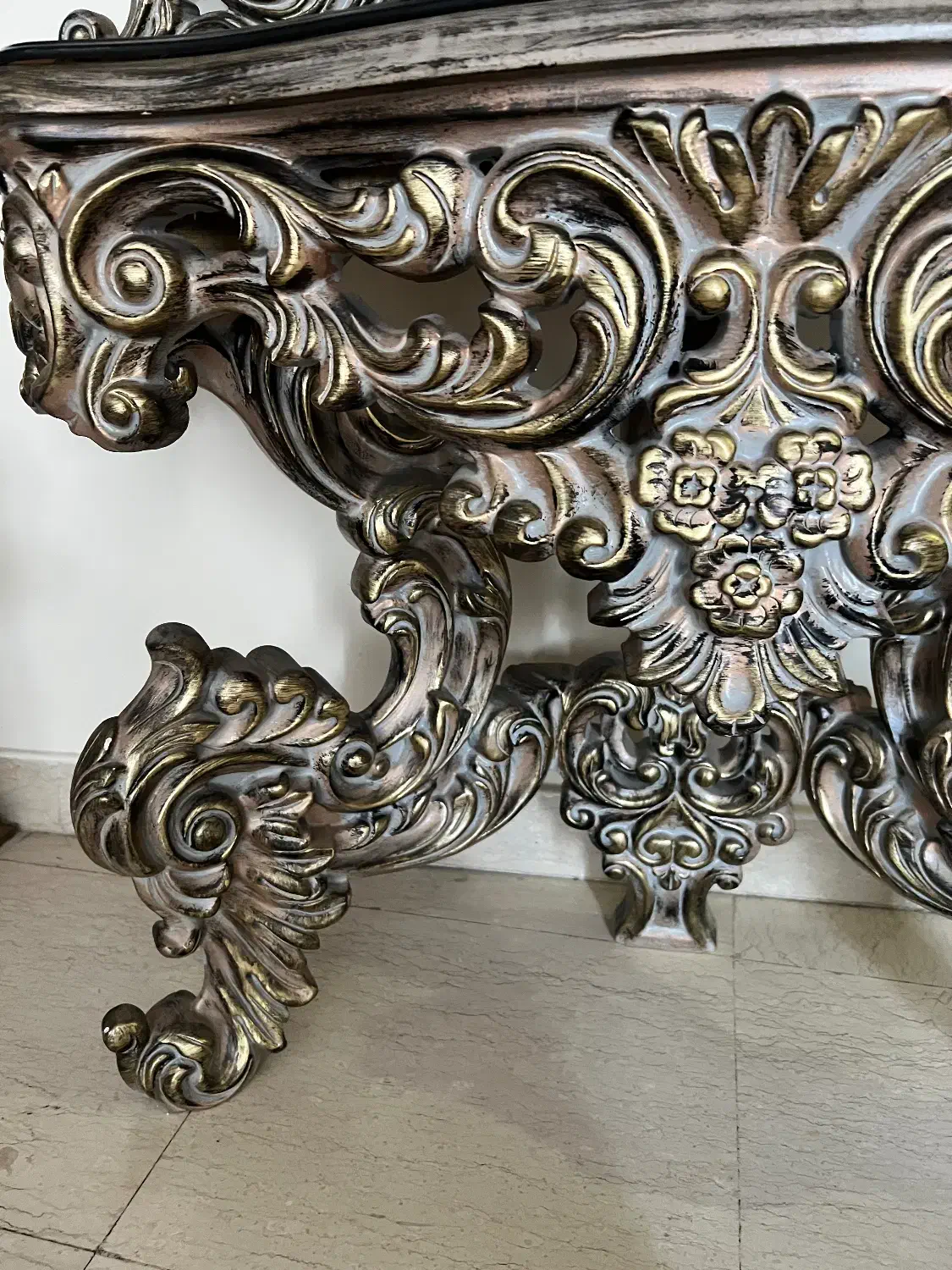 آینه کنسول سلطنتی|بوفه، ویترین، کنسول|تهران, حکمت|دیوار